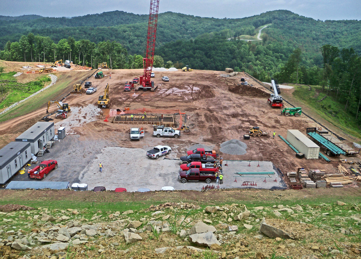 Compressor Station Site Under Construction in Harrison County, WV